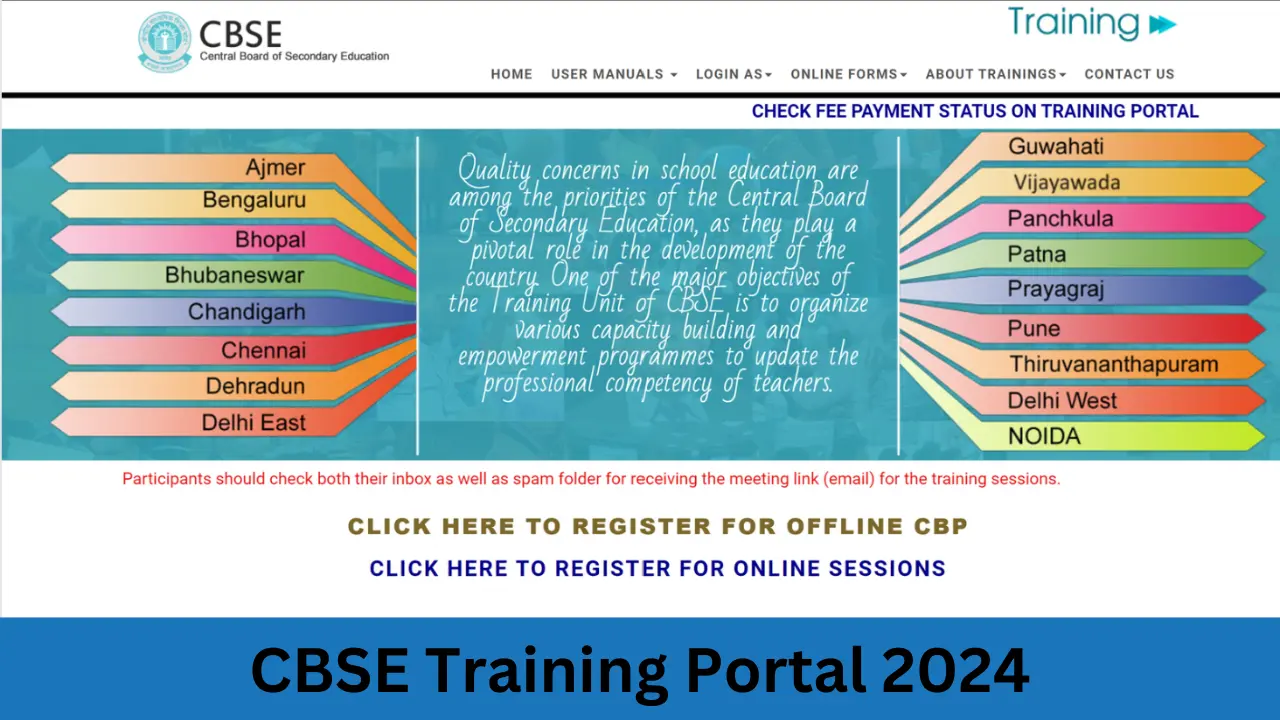 CBSE Training Portal 2024